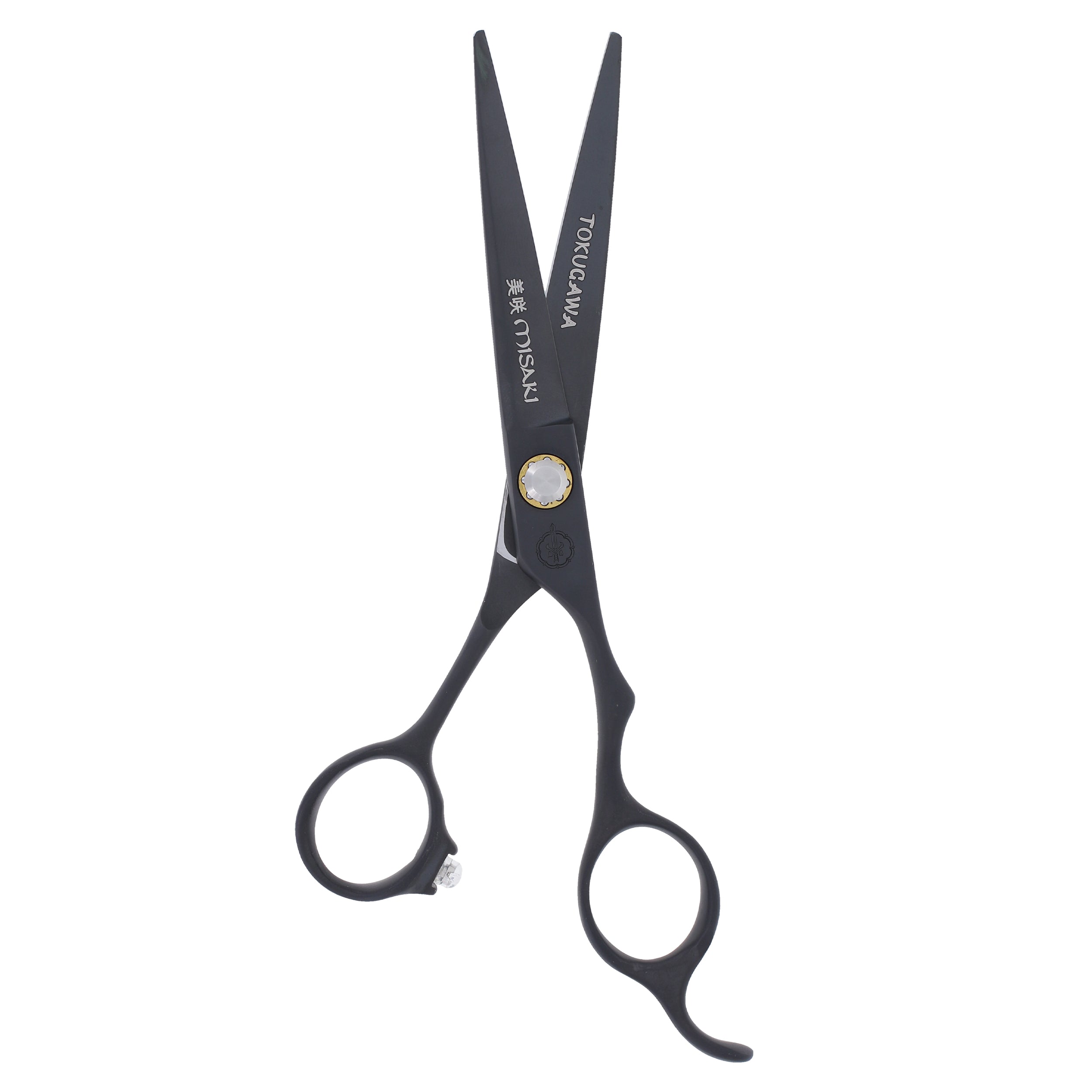 MISAKI M-307 Tijeras de corte de pelo Tokugawa Titanio negro